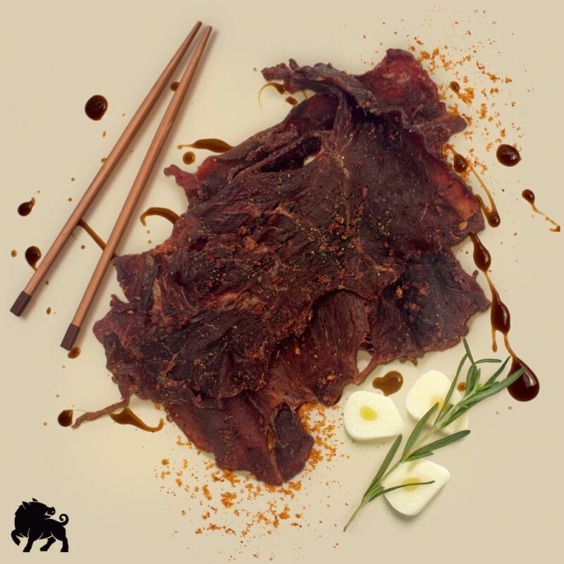 Pork Jerky Garlic Teriyaki