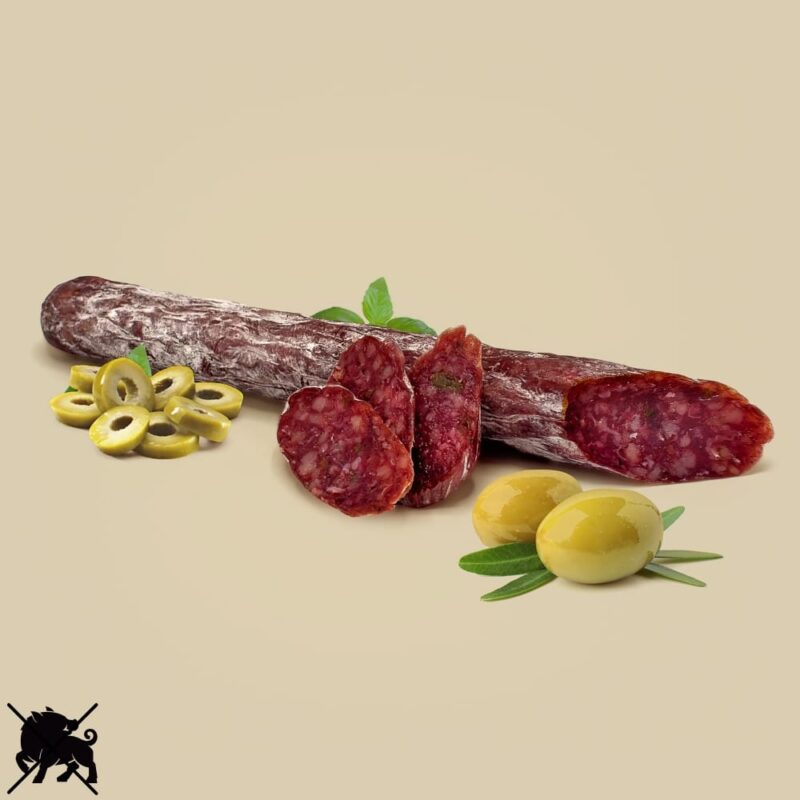 Runder en Kalkoen Worst Olijf